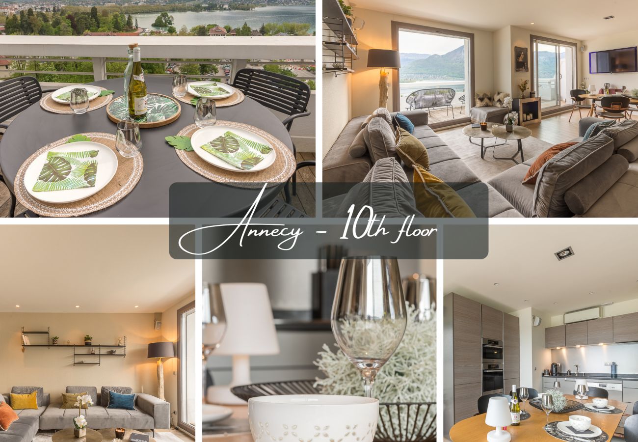 10th floor holiday rental, location, annecy, lake view, mountains view, luxury, flat, villa, hotel, sun, snow, vacation