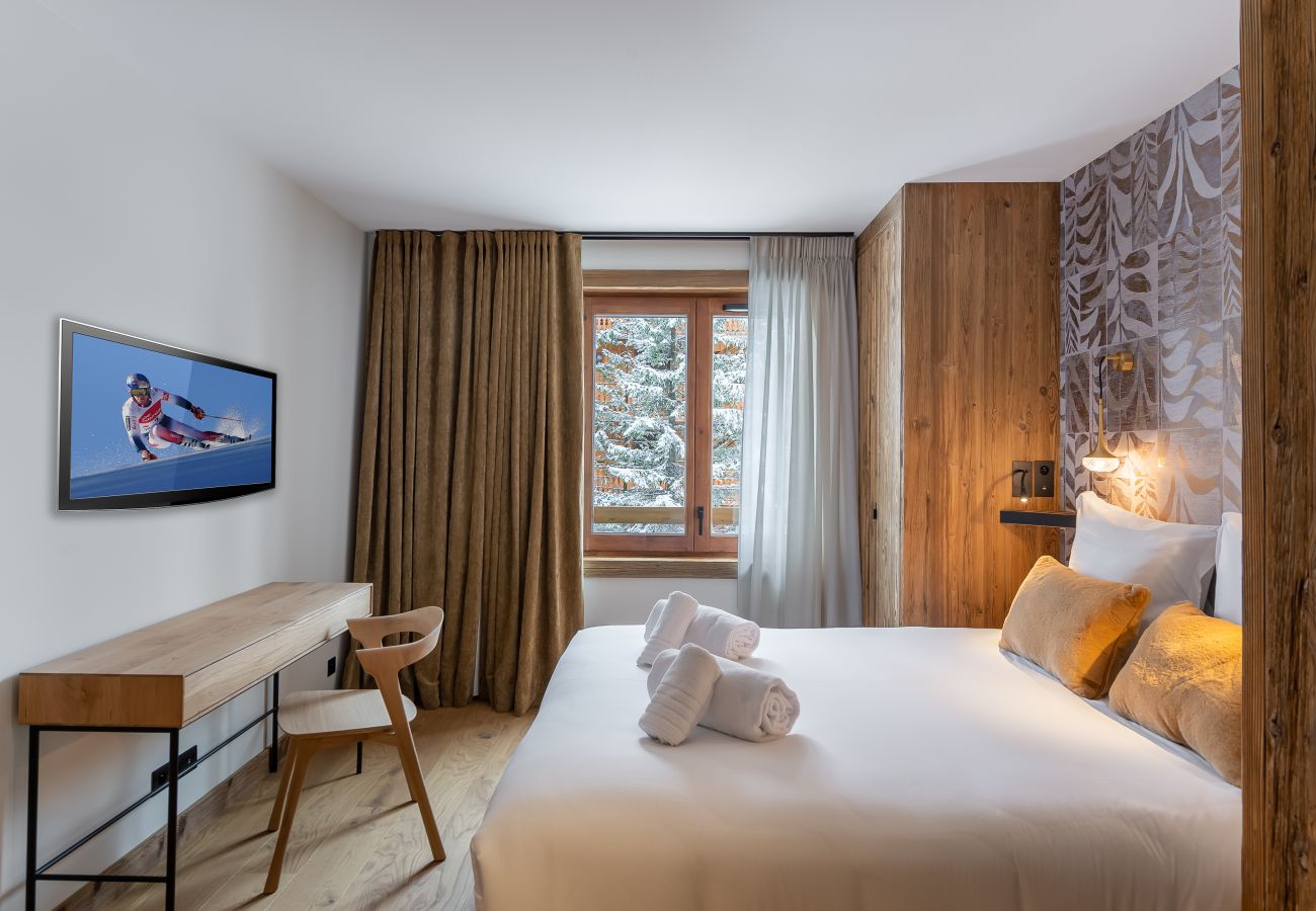 Apartment rental Méribel close to the centre and the slopes, luxury mountain concierge, luxury airbnb, french alps 