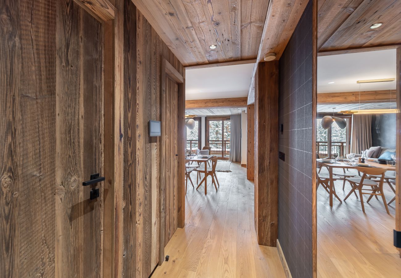 Appartement location saisonnière Méribel proche du centre et des pistes, conciergerie haut de gamme montagne, airbnb luxe 