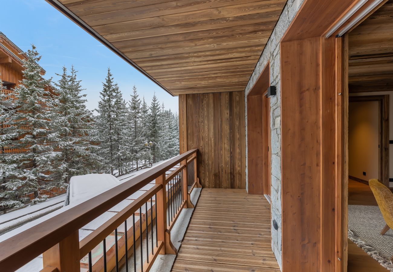 Appartement location saisonnière Méribel proche du centre et des pistes, conciergerie haut de gamme montagne, airbnb luxe 