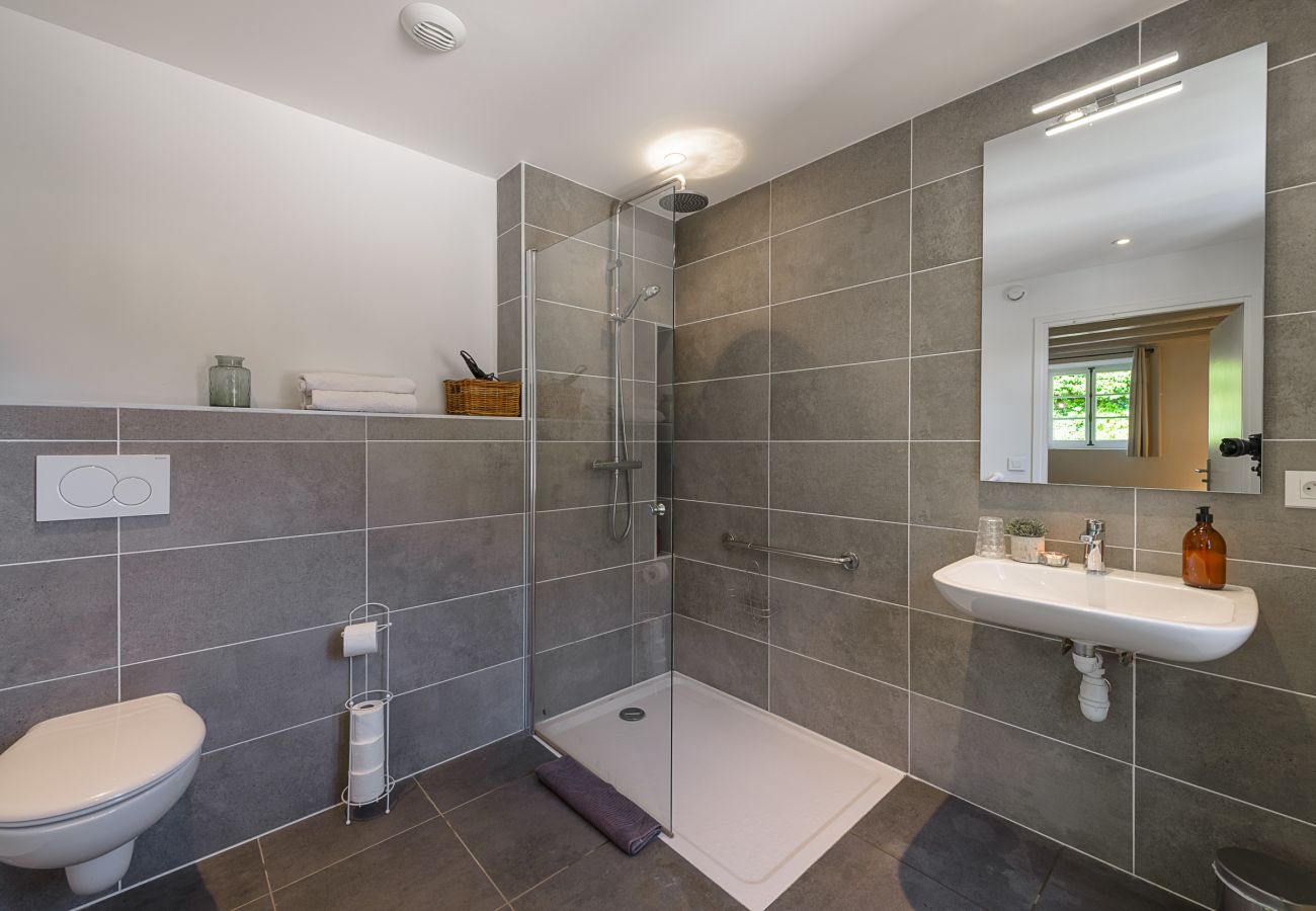 Location au lac d'Annecy avec douche aux normes PMR