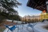 terrace, Mountain View, snow,chalet, verthier, family holidays, friends, friendly, cocoon, cosy, rental, for rent