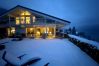 house, Bredannaz, lake view, garden, snow, winter, mountain, ski, snow, family time, Christmas, end of year