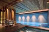 pool, luxury chalet, holiday rental, combloux, vacations, lake, mountain, Mont-Blanc, villa, hotel, snow, sun 