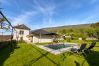 luxury house, lake view, seasonal rental with pool, high-end concierge, holidays, hotel, annecy, summer, France